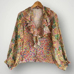 Blanko Top Bluse Shirt Gr. M - Bild 1 von 9