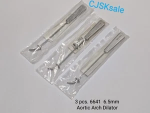 3 pcs. 6641 6.5mm Aortic Arch Dilator Sarns Style (NEW). - Picture 1 of 6