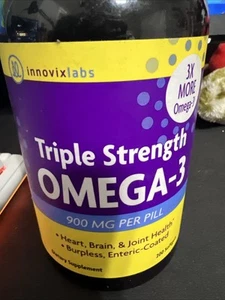 Triple Fuerza Omega-3, 900 mg, 200 Cápsulas Blandas Exp 07/26 - Imagen 1 de 4