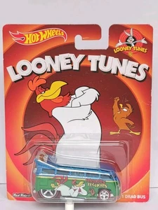 Hot Wheels 2013 Looney Tunes Volkswagen T1 Drag Bus Real Riders Redline 1:64 - Picture 1 of 10