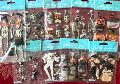 YOU CHOOSE -UPDATED 10/22 RARE JOLEE'S HALLOWEEN STICKERS REQUIRES XTRA SHIPPING - Image 1 of 3