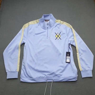 Fila Costa Performance Sweater 1/2 Zip Long Sleeve Pullover Men's XL Blue NWT - Image 1 of 4