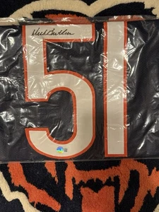 DICK BUTKUS AUTOGRAPHED CHICAGO BEARS CUSTOM JERSEY Beckett COA - Picture 1 of 4