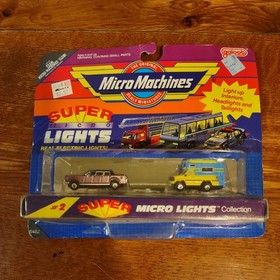 Micro Machines 1990 Super Micro Lights Collection #2 Galoob 6482 - New in Box
