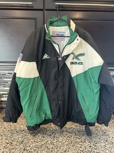 Vintage Philadelphia Eagles NFL Pro Line Apex Coat Jacket  Size XL 90s - Picture 1 of 10
