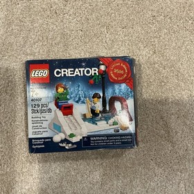 LEGO 40107 Winter Skating Scene, 2014 GWP, Holiday Limited Edition New & Sealed