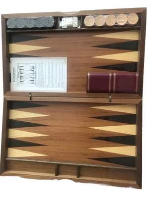 Dal Negro Backgammon Set Premium Qualität, Echtholz, Neuwertig,🤩 Festpreis!!! - Bild 1 von 4
