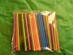 50 mixed coloured Plastic Lollipop,cake pop sticks - Picture 1 of 1