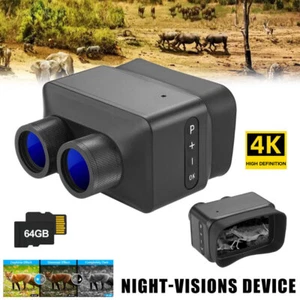 4K Night Vision Device Binocular Telescope 5X Zoom USB Rechargeable For Hunting - Picture 1 of 50
