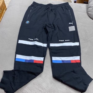 Nuevos con etiquetas Pantalones de sudor atléticos para hombre Puma BMW Motorsport 100 % algodón negros talla L - Imagen 1 de 13