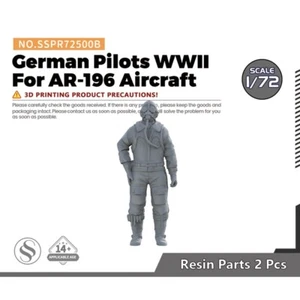 SSMODEL SSPR72500B 1/72 German Pilots WWII für AR-196 Flugzeug - Bild 1 von 3