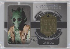 2020 Topps Star Wars Masterwork 45/99 Greedo #DT-SG Patch Tag 07uj