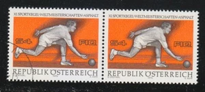 Austria 1976 MNH & CTO NH Mi 1513 Sc 1035 11th World Skittles Championships ** - Picture 1 of 1