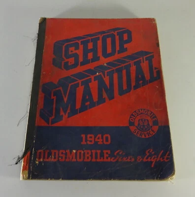 Manuale Officina/Officina Manuale Oldsmobile Special 60/Dinamico 70/90 '1940 - Immagine 1 di 4