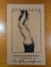 Scratches 1 (Convention Sketch Book) NM Signed Jason Shawn Alexander