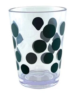 Dot Dot Mini Becher, 4er Set 10 cl schwarz/weiss - Bild 1 von 1
