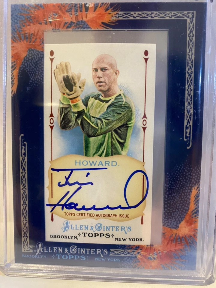 2011 Topps Allen & Ginter #AGA-THO Tim Howard Autograph Soccer Framed Mini Card - Image 1 of 1