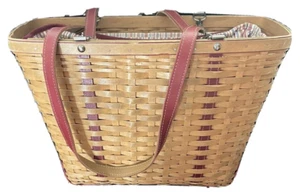 LONGABERGER 2004 MOTHERS' DAY WEEKEND TOTE COMBO PURSE LINER PROTECTOR & CORNERS - Picture 1 of 10