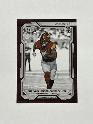 2022 Chronicles Playoff Momentum Draft Picks Rookies Brian Robinson Jr. #PMR-25 - Image 1 of 2