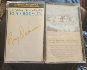 2 Cassette Tapes  Roy Orbison  Highwayman VG - Picture 1 of 3