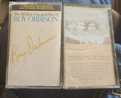 2 Cassette Tapes  Roy Orbison  Highwayman VG - Image 1 of 3