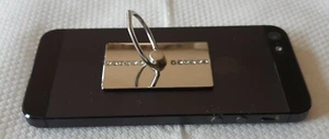 Finger Ring Grip Phone holder ( Gold + Diamonties ) NEW! - Picture 1 of 6