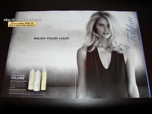 FEKKAI Cuidado del Cabello Anuncio Impreso en 2 PÁGINAS 2009 SHELBY KEETON Hermosa Mujer Rubia - Imagen 1 de 1