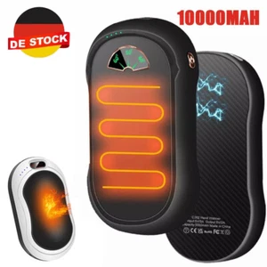 1/2*wiederaufladbare Handwärmer USB Power Bank Elektrische Taschenheizung Wärmer - Bild 1 von 18