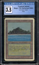 Magic MTG Unlimited Tropical Island CGC 3.5