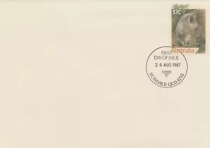 (13895) Australia Postal Stationery FDC Wildlife 1987 - Picture 1 of 1