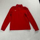 Nike Dri Fit Quarter Zip Jacket Men Size Small Atheltic Fit Outdoor Gym Training