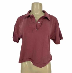 Athleta XL 14 Girl's Retrochill Oversized Midi Tee Berry Rose 33-7 - Picture 1 of 8