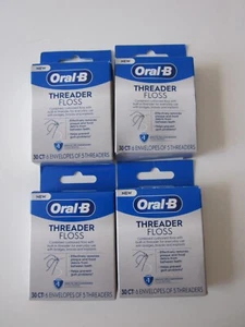 Hilo dental Oral-B Threader - Paquete de 4, 30 quilates cada uno - Imagen 1 de 2
