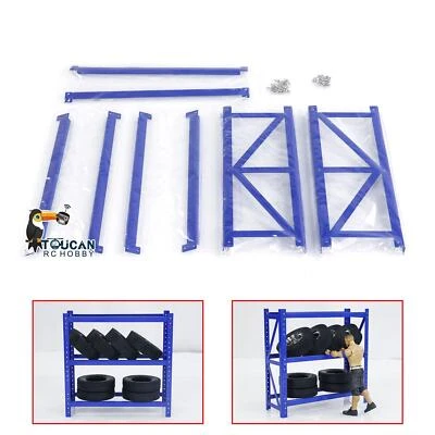 Kabolite Tire Racks Metal for 1/10 1/12 Remote Control Car 1/14 RC Tractor Truck - Image 1 of 4