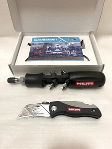Hilti Bit Ratschen Schraubendreher Klappmesser Set - Bild 1 von 5