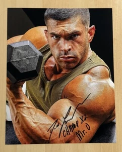 DEREK LUNSFORD HAND SIGNED 8x10 PHOTO AUTOGRAPHED BODYBUILDER LEGEND COA - Picture 1 of 1