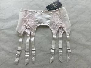 Pequeño marfil intriga 6 correas liguero metal liguero empuñaduras por Secrets In Lace - Imagen 1 de 5