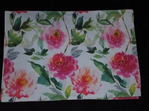 2 manteles individuales con estampado reversible sombra floral peonía 13" x 19" nuevos sin caja - Imagen 1 de 3