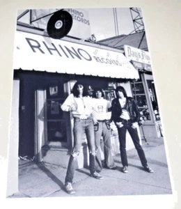 Ramones Joey, Johnny, Tommy Rhino Records LA, CA 1976 Vintage Poster 19" x 13" - Picture 1 of 1