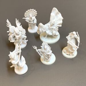 6PCS Hachiman Goddess Miniatures Rising Sun Kami Board Game Miniatures TRPG Toys