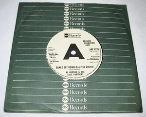 Single 7" - Al Hudson & The Soul Partners - Dance Get Down - ABC 4229 - PROMO - Bild 1 von 3