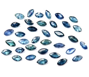 Saphir - 35pcs - 3.25Cts - 2*4.1mm - sertissage - Blue sapphire marquise - Imagen 1 de 5