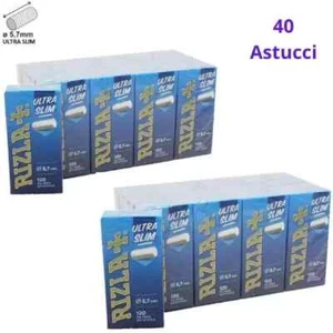 Filtri Rizl Ultra Slim 5,7 mm 2 X 20=40 scatole da 120 filtri =4800 Filtri - Foto 1 di 1