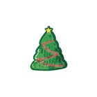 Sequin Christmas Tree (Iron On) Patch Xmas Embroidery Applique Sew Badge