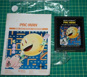 Atari 2600 Game Cart and Manual: Pac-Man #2 - Picture 1 of 4