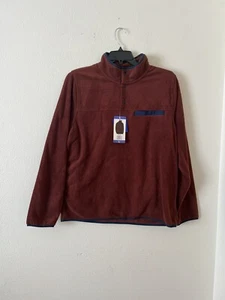 32 Degrees Heat 1/4 Snap Button Long Sleeve Lightweight Micro-Fleece Jacket NWT - Picture 1 of 7