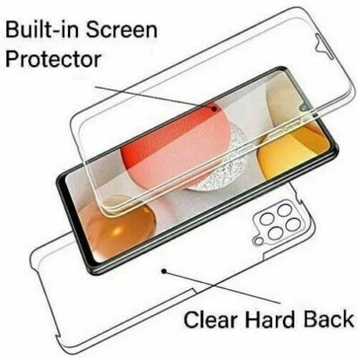 360° Front & Back Fully Body Silicon Case Cover For Apple iPhone 12 13 14 15 16e - Image 1 of 4