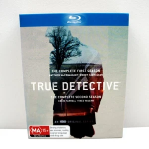 True Detective Complete Seasons 1-2 Boxset Blu Ray Region B PAL - Free Postage - Picture 1 of 14