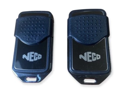 Neco euro version 1 Roller Shutter Garage Door Remote Control fob x2