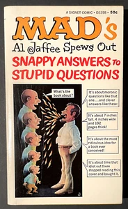 Al Jaffee Spews Out Snappy Answers to Stupid Questions Mad Magazine - Picture 1 of 2